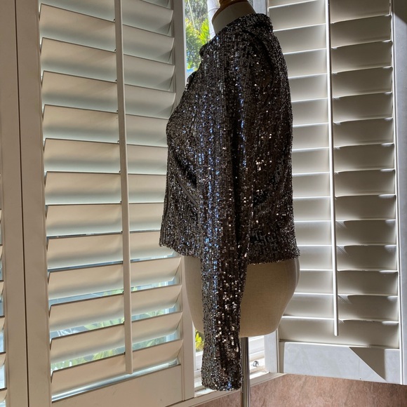 Generation Love Robin Sequin Moto Jacket Small NWT